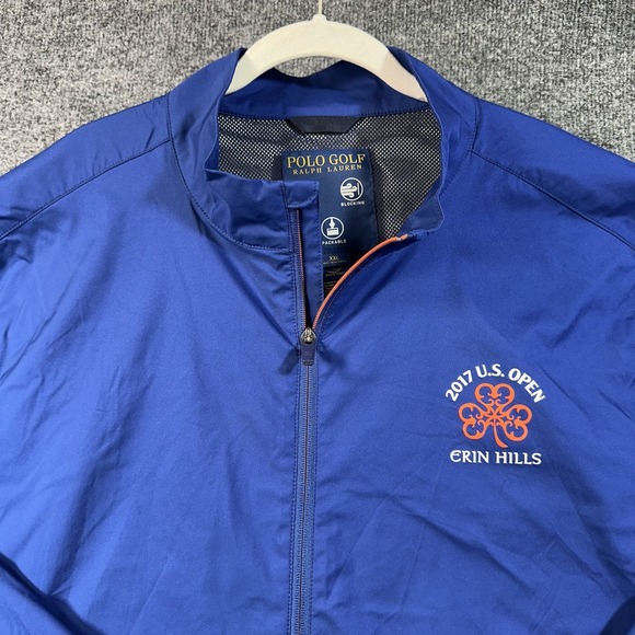Polo Ralph Lauren Rain Jacket Windbreaker Packable USGA 2017 US Open Erin Hills - Picture 2 of 13
